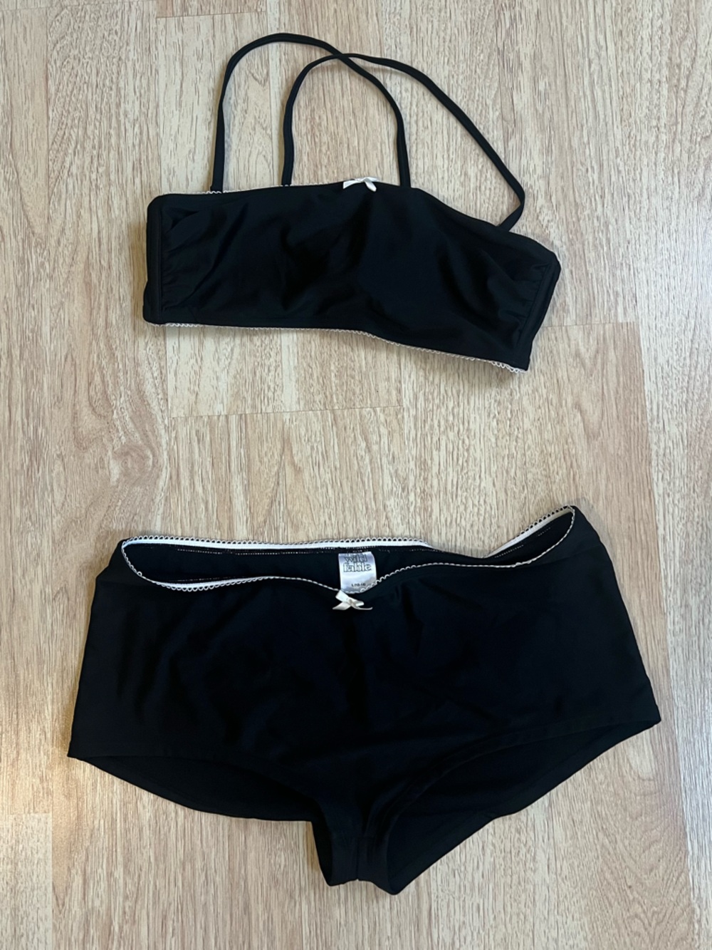 Black Two-Piece Bikini Set